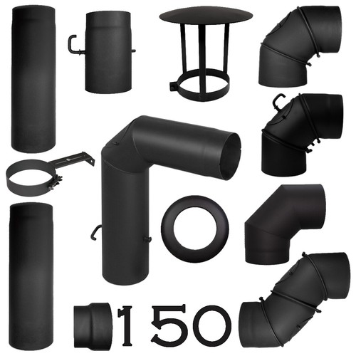150 kaminrohr 2 - 150,